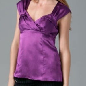 Nanette Lepore Love Me Tender Silk Blouse SZ 8